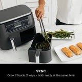 Ninja dual zone air fryer 7.6L, UK version