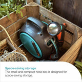 GARDENA Hose Box Move 10m with spray gun - British product