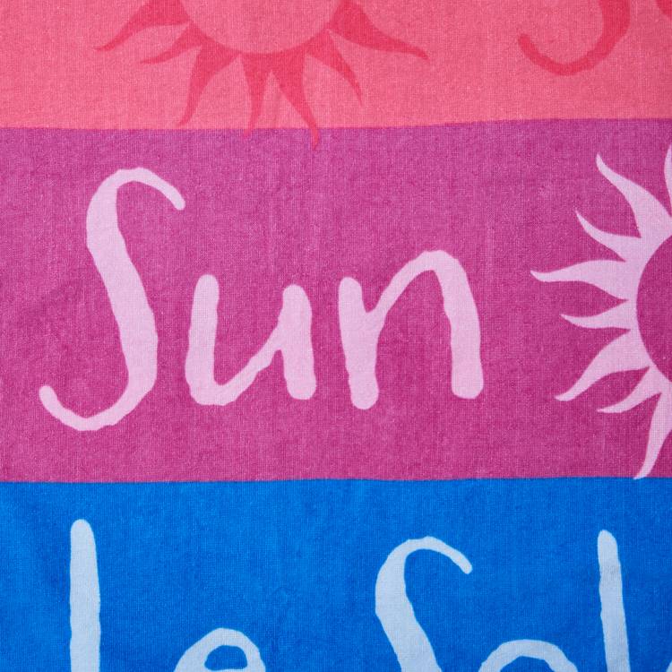 Catherine Lansfield Block Stripe Lounger Beach Towel 200x76cm - British product