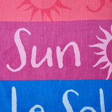 Catherine Lansfield Block Stripe Lounger Beach Towel 200x76cm - British product