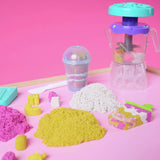 Kinetic Sand Smoothie Mixer playset with sand and accessories, imported from the UK