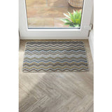 Argos My Mat Candy Multi Natural Zig Zag Doormat - 50x75cm- Buy online at McGrocer