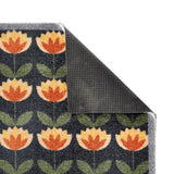 My Mat retro floral short pile runner 50x150cm (British brand)