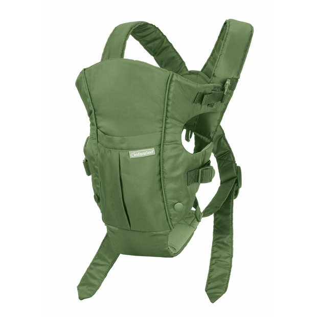 Infantino Swift front and backpack baby carrier Olive, UK version