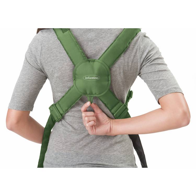 Infantino Swift front and backpack baby carrier Olive, UK version