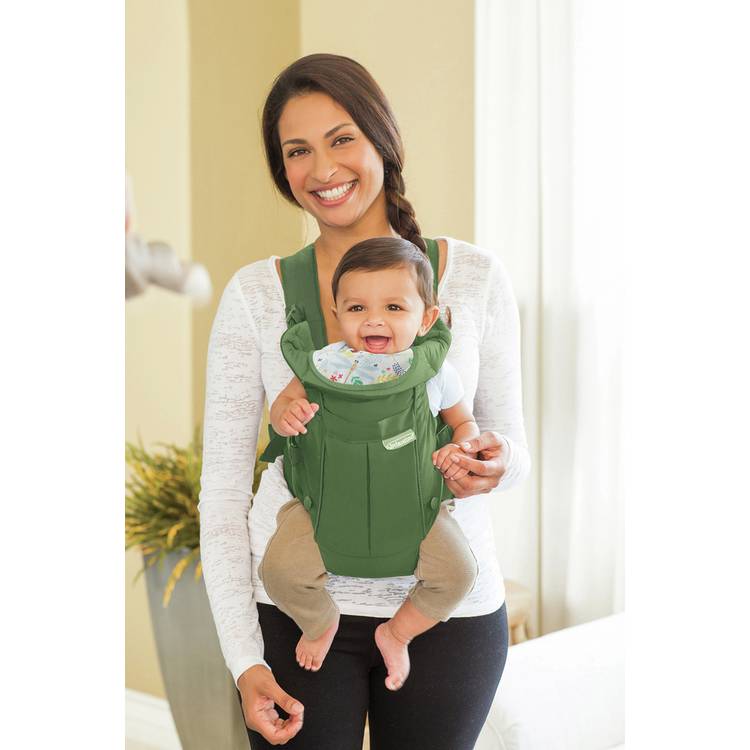 Infantino Swift front and backpack baby carrier Olive, UK version