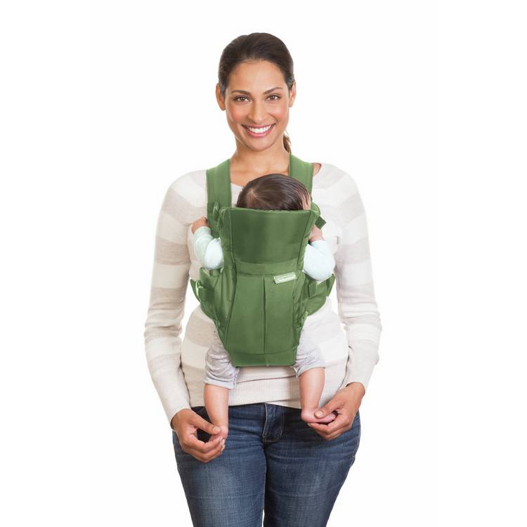 Infantino Swift front and backpack baby carrier Olive, UK version