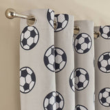 Argos Home football blackout curtain grey 168x137cm, imported from the UK