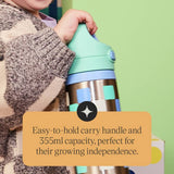 Tommee Tippee toddler flask with straw 355ml, imported from the UK