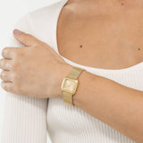 Hugo HAZEL gold mesh strap watch 24mm (British brand)