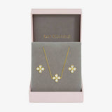 Argos Jon Richard Gold Plated and Crystal Flower Bridal Set- Buy online at McGrocer