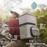 Ninja FrostVault Go soft cooler backpack 23L beige, UK version