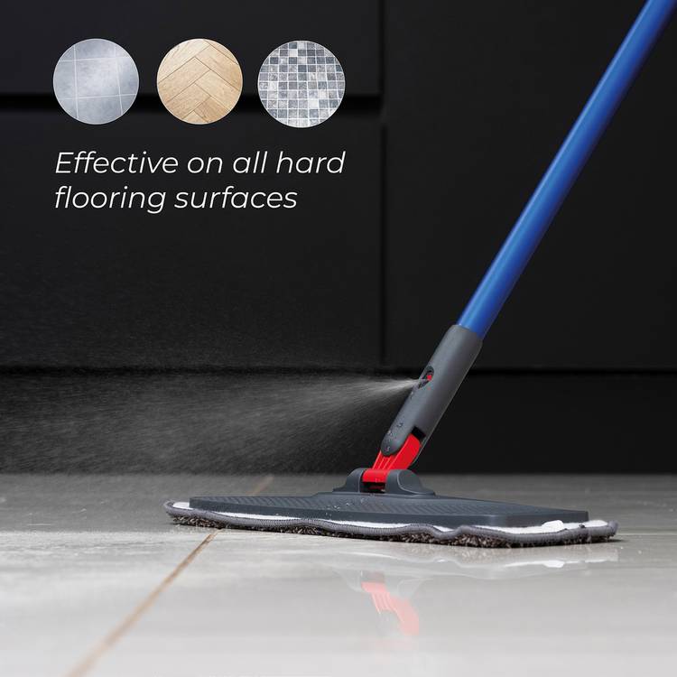 Addis spray mop with replacement head 124cm handle, imported from the UK