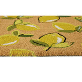 My Mat printed coir doormat lemons yellow 45x75cm - British product