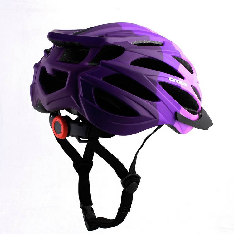Cross adults bike helmet purple 58-61cm - British product