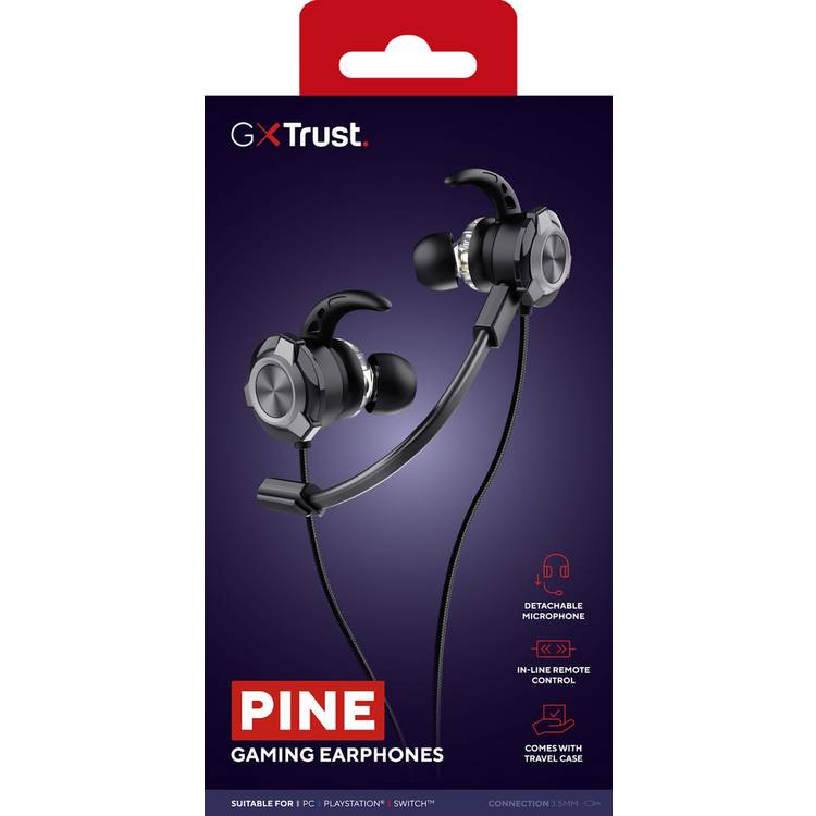 GXTrust Pine wired gaming earphones (British brand)