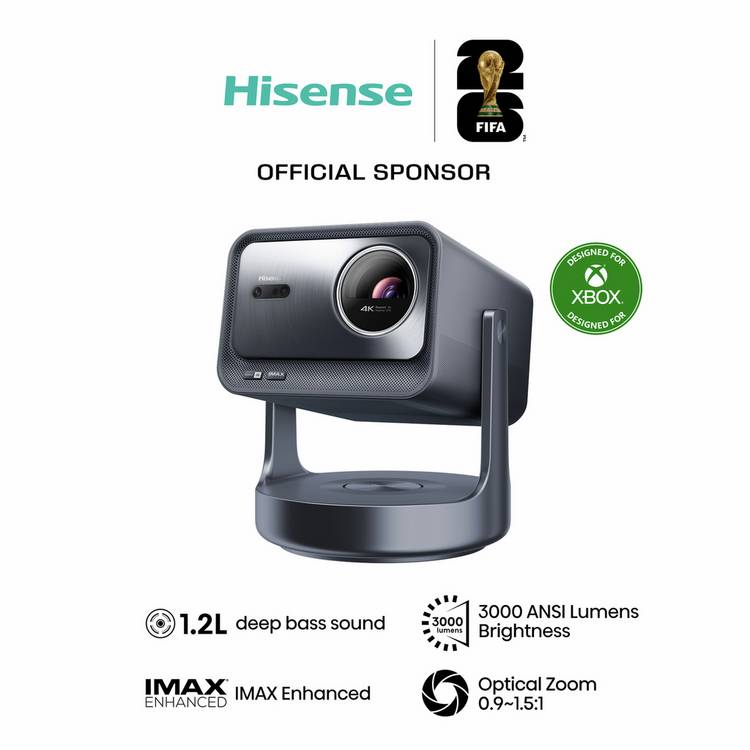Hisense C2TUK Ultra 4K laser projector (British brand)
