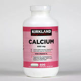 Kirkland Signature calcium and vitamin D3 supplement tablets 600 count, UK version