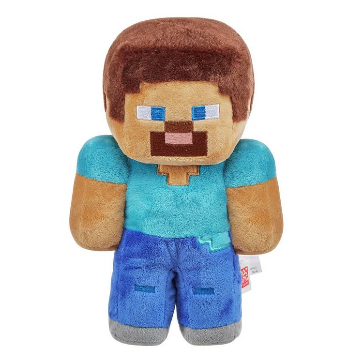 Minecraft Steve plush doll 8 inches, imported from the UK