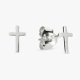 Argos Revere Sterling Silver Cross Stud Earrings- Buy online at McGrocer