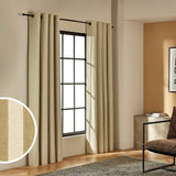 Argos Habitat Stripe Blackout Eyelet Curtain Olive 117x137cm- Buy online at McGrocer