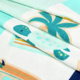 Argos Home surfboard novelty beach towel teal large (British brand)