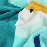 Argos Home surfboard novelty beach towel teal large (British brand)