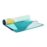 Argos Home surfboard novelty beach towel teal large (British brand)