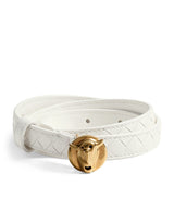 Harrods Bottega Veneta Nappa Leather Faces Belt- Buy online at McGrocer