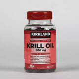 Kirkland Signature Krill Oil 500mg 160 Capsules, UK version