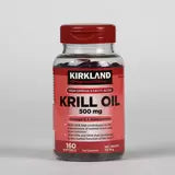 Kirkland Signature Krill Oil 500mg 160 Capsules, UK version