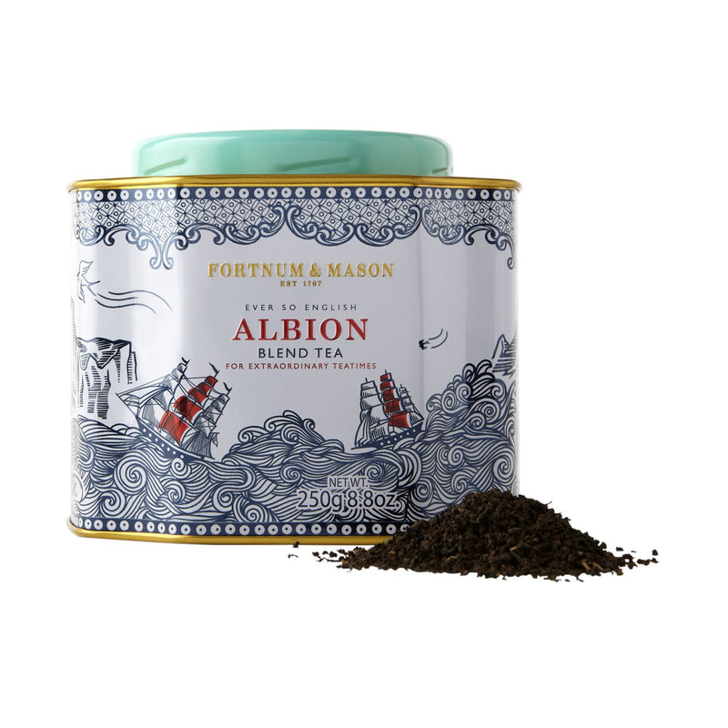 Fortnum & Mason Albion Blend Tea 250g tin, imported from the UK