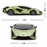 CMJ RC Lamborghini Sian Met Green car, UK version