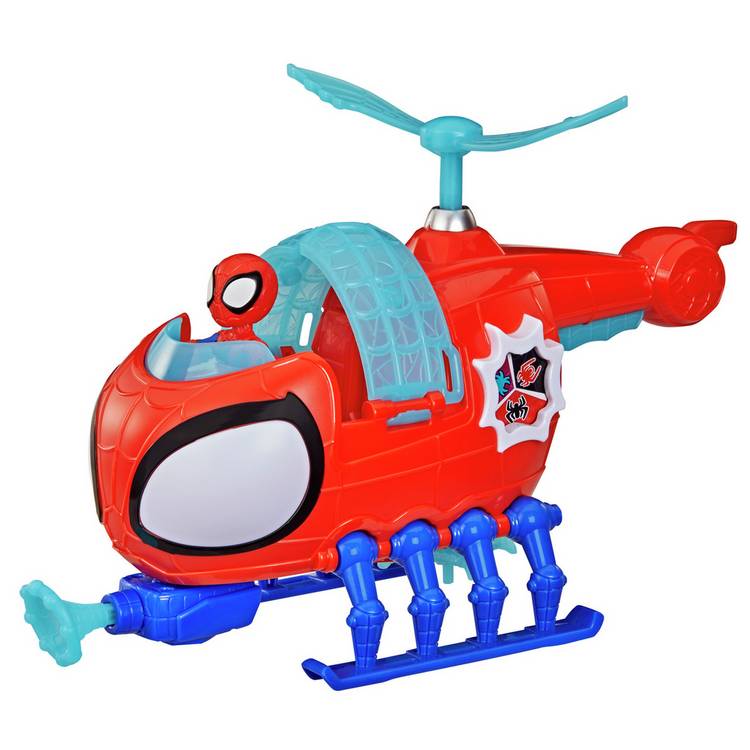 Marvel Spidey Copter action figure toy vehicle, UK version