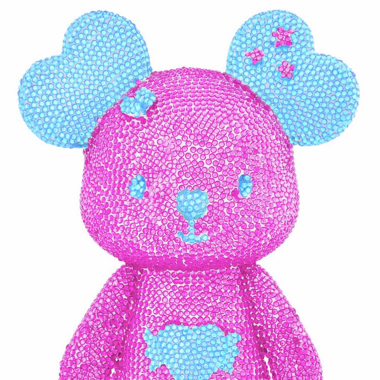 Love The Look Gem Art Bear Kit 23cm - British product