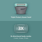 Philips Series 3000 Body Groomer BG3485/15, imported from the UK