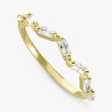 Argos Revere Gold Plated Sterling Silver Zig Zag Ring - Medium- Buy online at McGrocer