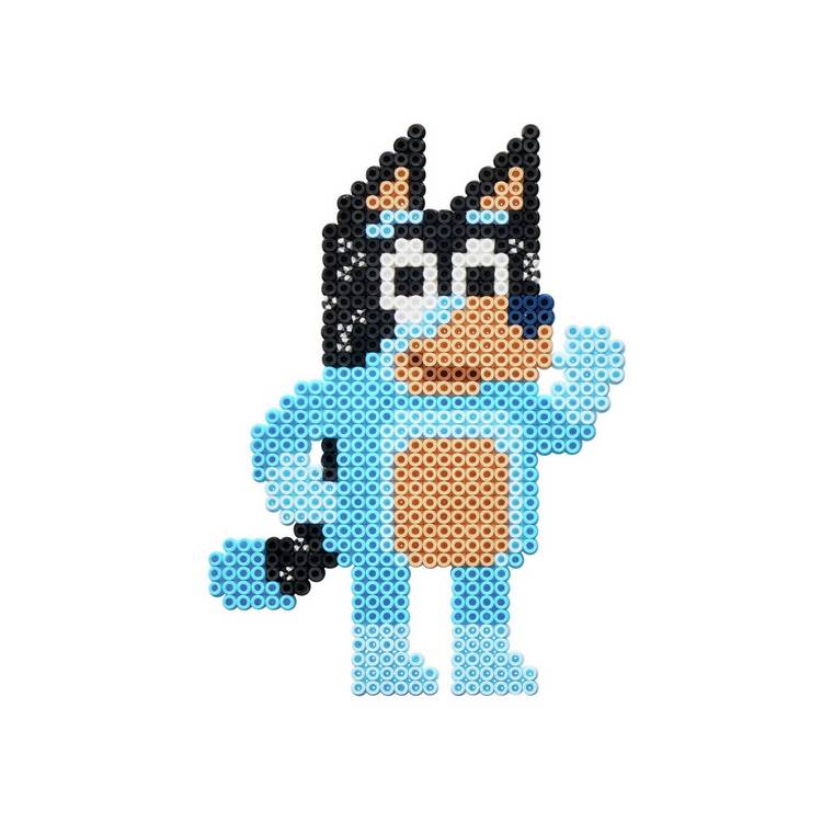 Hama Beads Bluey craft set with pegboards, imported from the UK