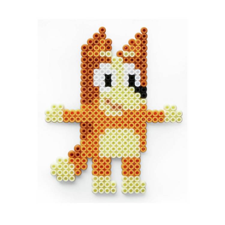 Hama Beads Bluey craft set with pegboards, imported from the UK