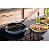 Argos Morphy Richards 28cm Non Stick Aluminium Frying Pan - Blue- Buy online at McGrocer