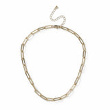 Freedom gold-tone paperlink chain necklace, UK version