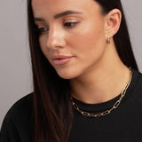Freedom gold-tone paperlink chain necklace, UK version