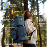 Ninja FrostVault Go cooler backpack blue 17L, imported from the UK