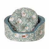 Morris & Co Pimpernel Lily oval dog bed medium - British product