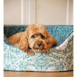 Morris & Co Pimpernel Lily oval dog bed medium - British product