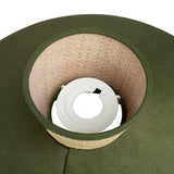 Habitat green velvet easy fit lampshade 35cm - British product