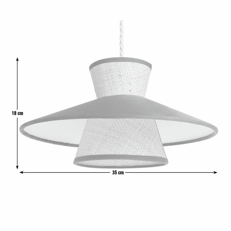 Habitat green velvet easy fit lampshade 35cm - British product