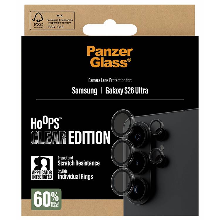 PanzerGlass camera lens protector S26 Ultra British brand