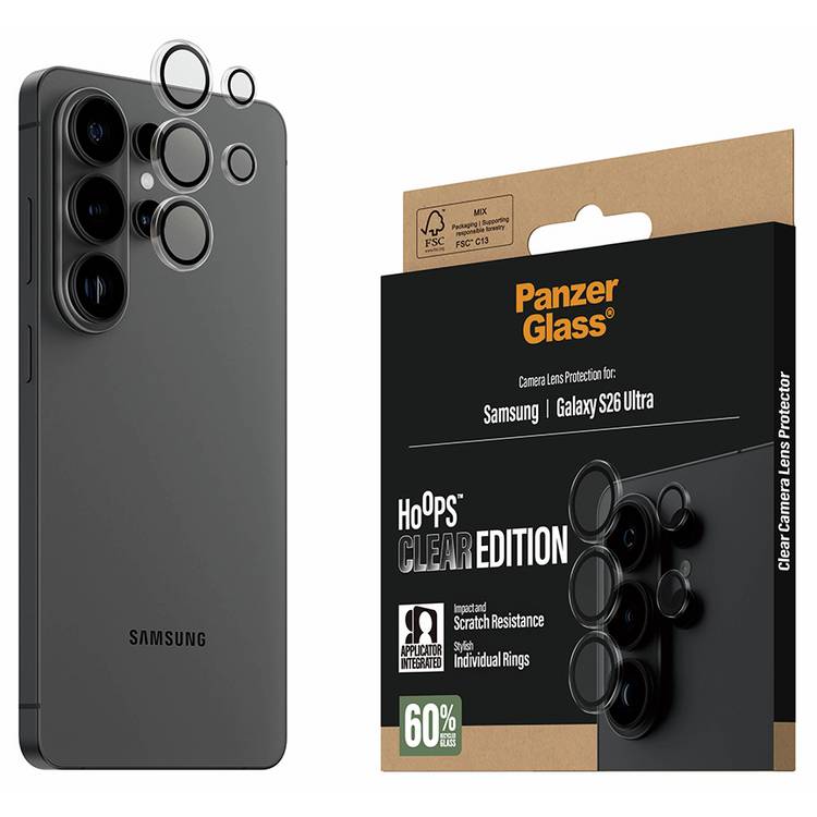 PanzerGlass camera lens protector S26 Ultra British brand
