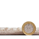 Think Rugs vintage beige short pile rug 120x170cm (British brand)